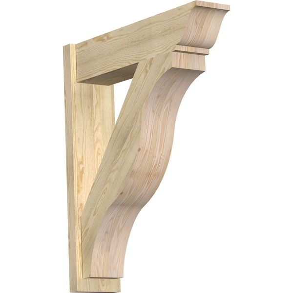 Ekena Millwork Funston Traditional Rough Sawn Outlooker, Douglas Fir, 8"W x 32"D x 38"H OUT08X32X38FST01RDF - main